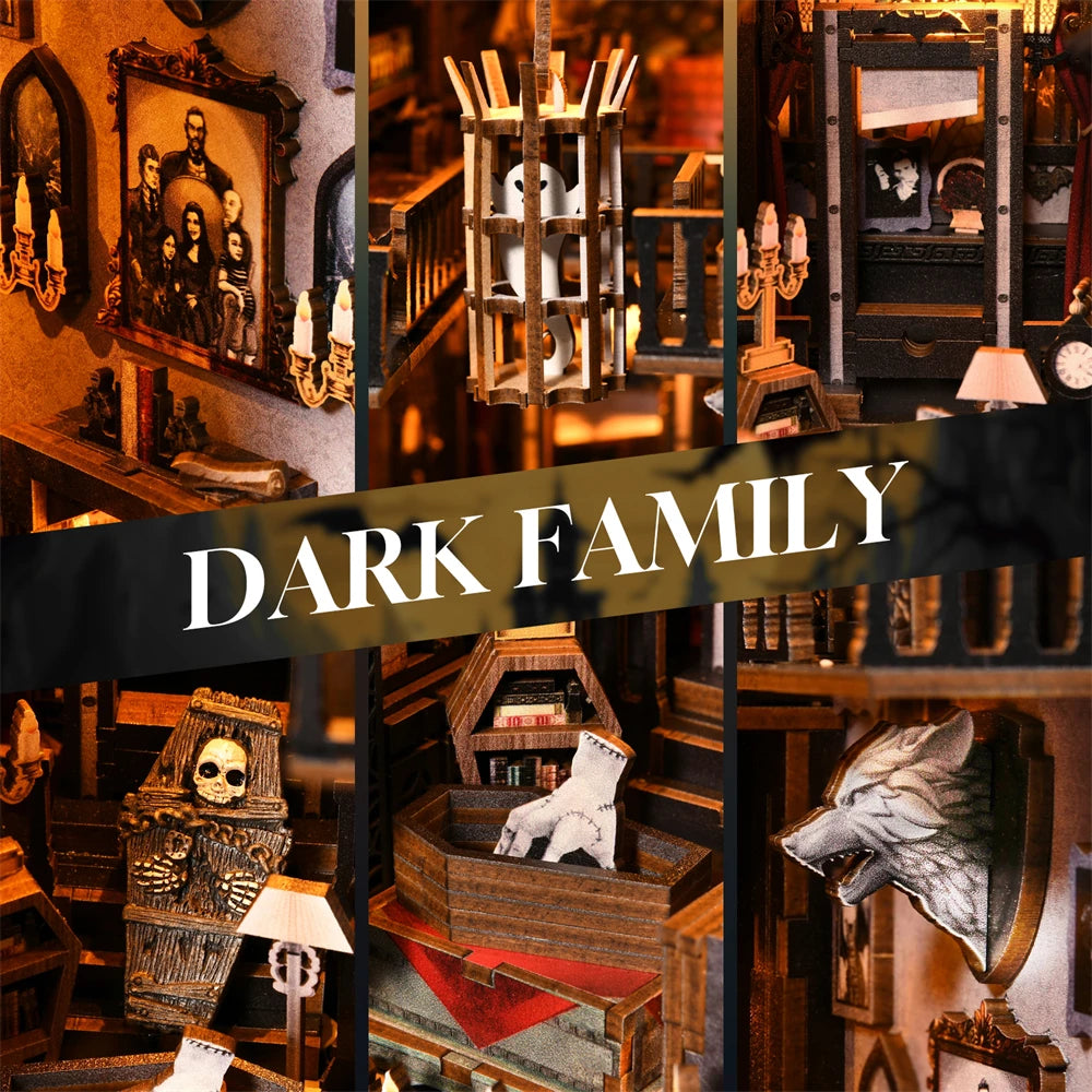 Addams Family Book Nook Kit