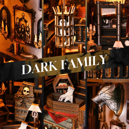 Addams Family Book Nook Kit