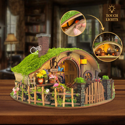 Magic Ring House DIY Book Nook Kit (Hobbit Style Miniature)