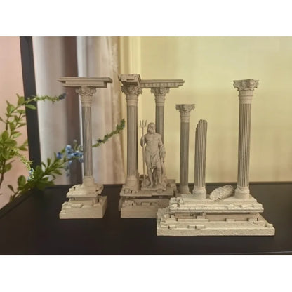 Roman Architecture Resin Statue book nook kit – complete kit