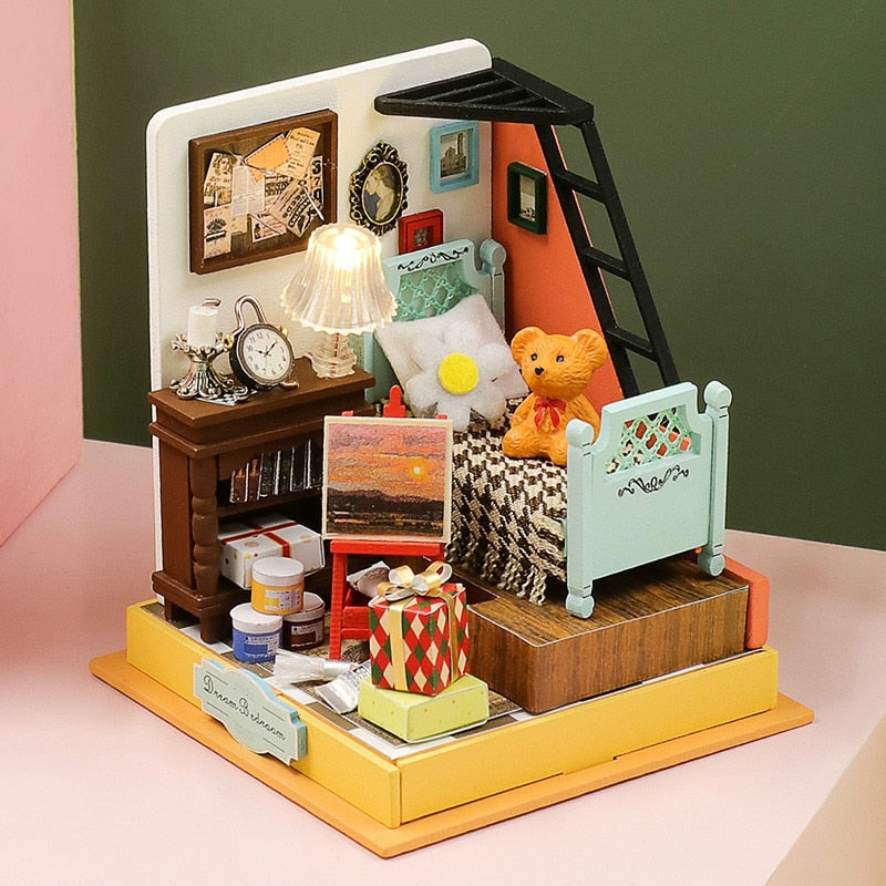 Lucky Sweet Room DIY Dollhouse Kit