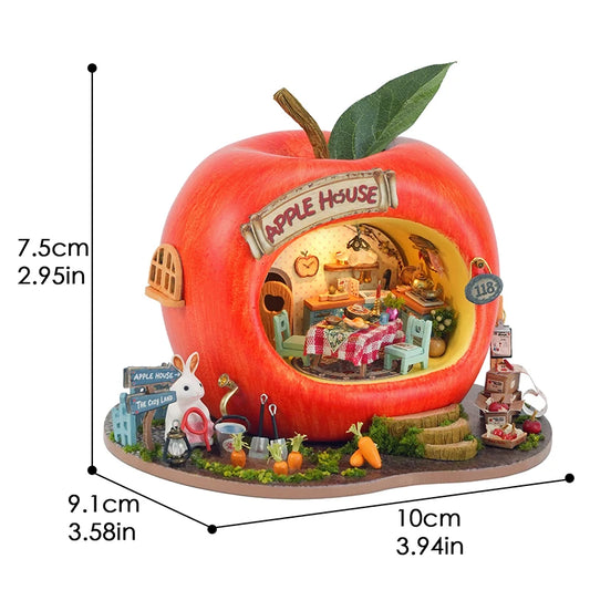 Wooden Miniature Furniture miniature house kit – complete kit