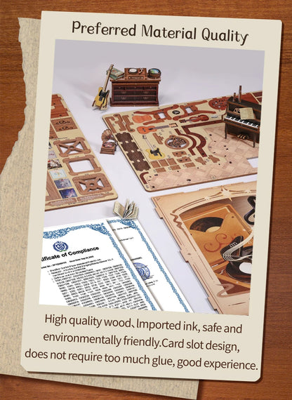 CUTEBEE Book Nook Kit Sets