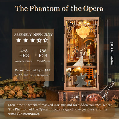 Phantom of the Opera DIY Booknook Kit