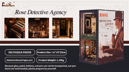 Rose Detective Agency DIY Book Nook Kit
