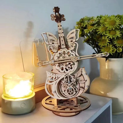 Wooden Cello Model Violin Building 3d wooden puzzle – view 24