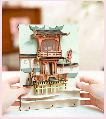 Rolife Falling Sakura Book Nook Kit
Step