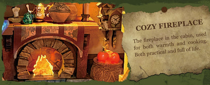 Magic Ring House DIY Book Nook Kit (Hobbit Style Miniature)