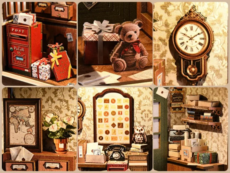 Lily Sewing Studio DIY Book Nook Kit - Packaging Contents