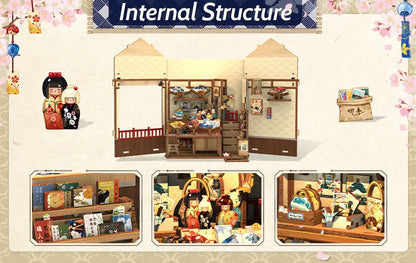 Miniature Bookshelf Insert Wooden book nook kit – view 29