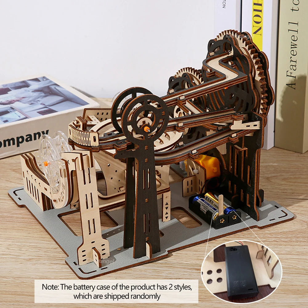 Marble Run Set Mechanical Model 3d wooden puzzle – view 34