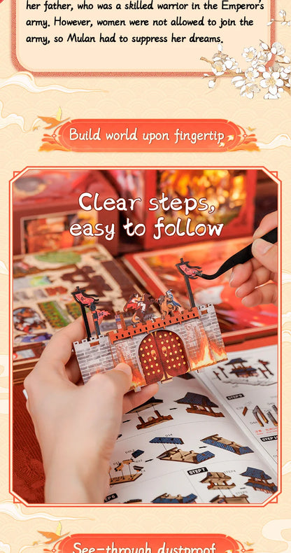Legend of Mulan DIY Book Nook Kit