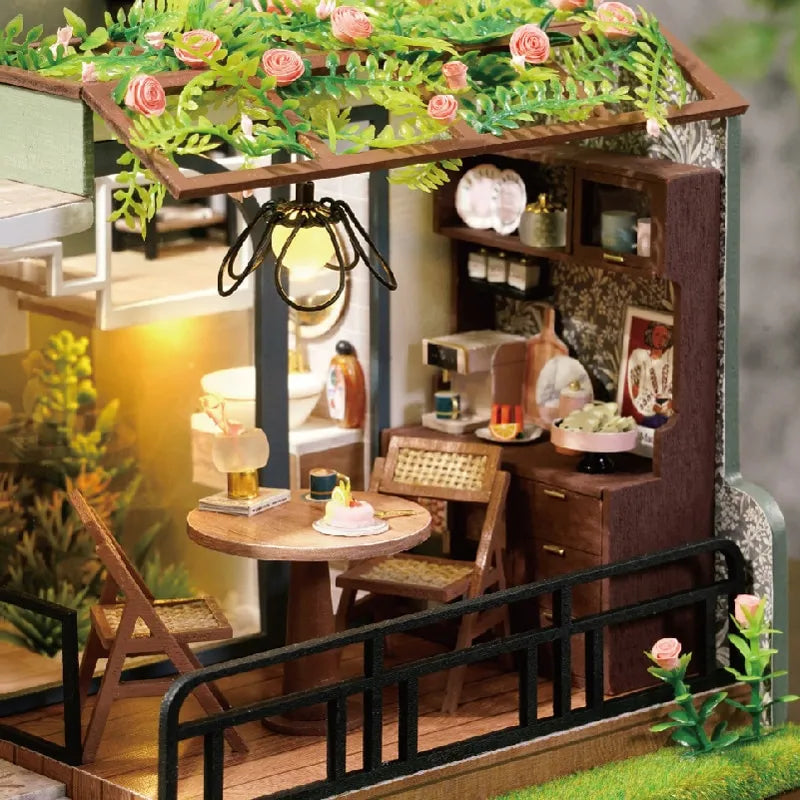Half of The Garden DIY Dollhouse Kit