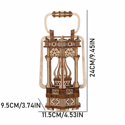 Tang Lantern , Scale Model, Model , Handcraft 3d wooden puzzle – packaging and contents