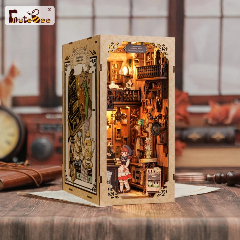 CUTEBEE Book Nook Kit Sets