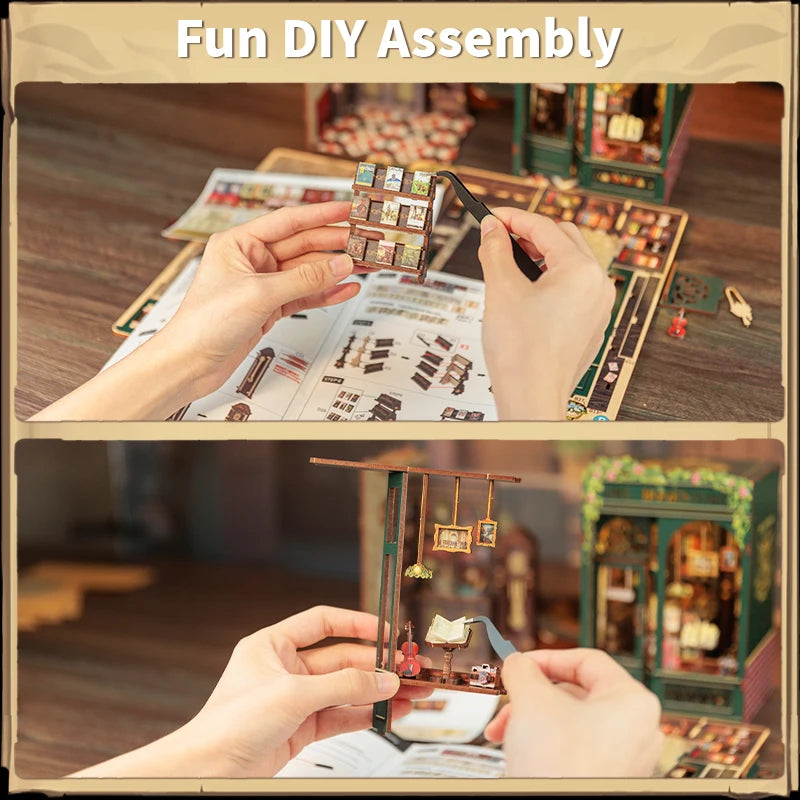 Owl Bookstore DIY Booknook Kit