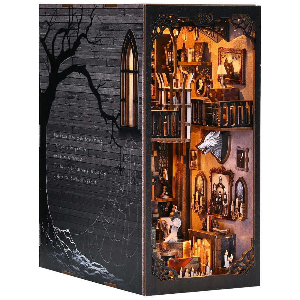 Addams Family Book Nook Kit