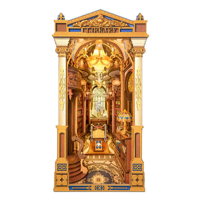 Library of Wonders book nook kit by Robotime Rolife – complete kit