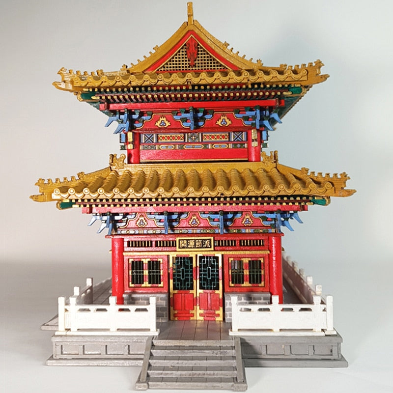 Chinese Temple of Wealth DIY Dollhouse Kit