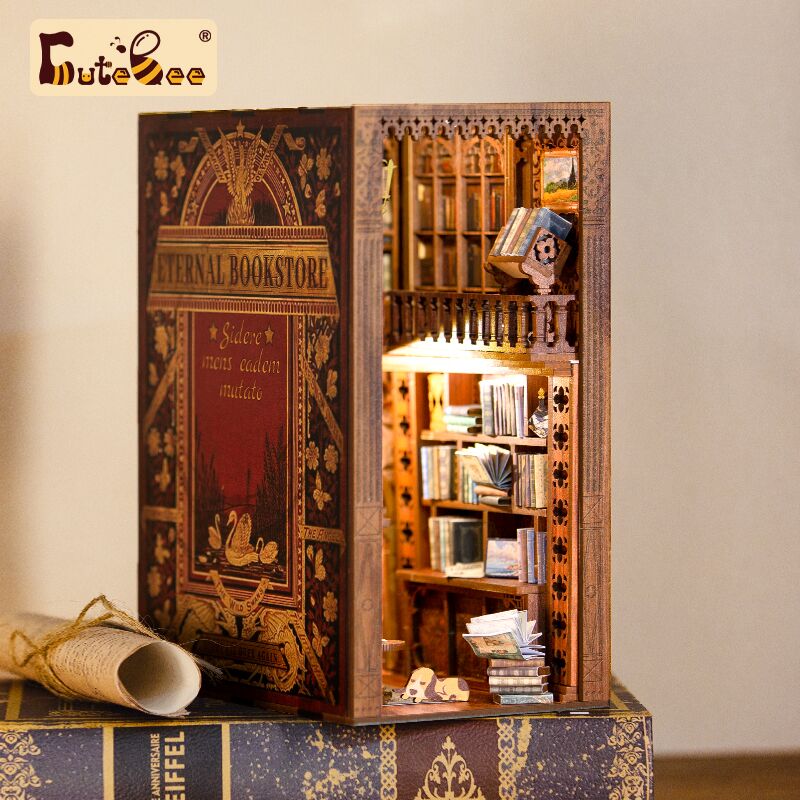 Cutebee Eternal Book Store DIY Book Nook Kit