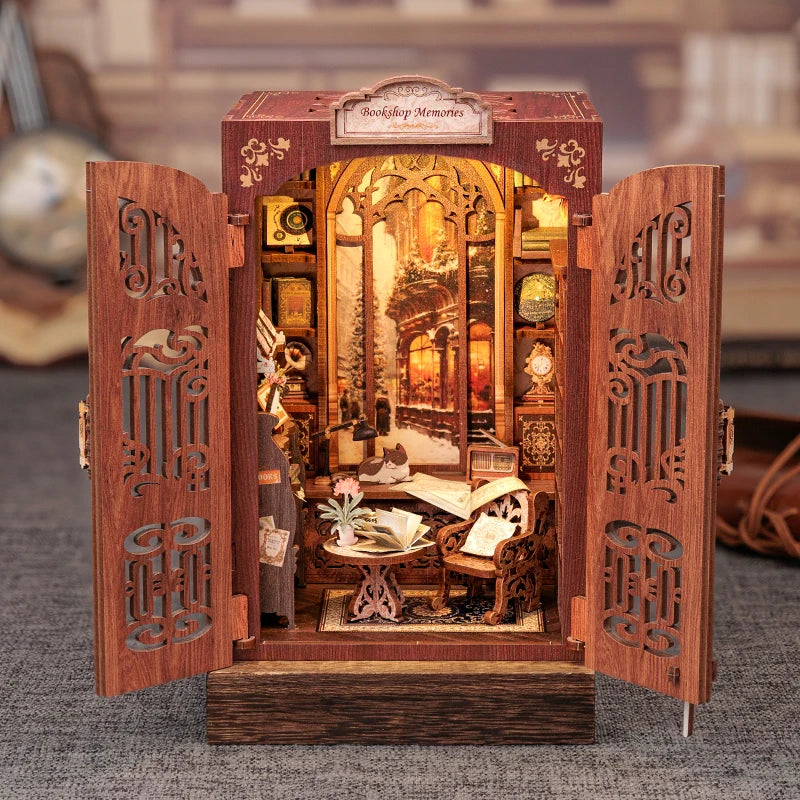 Owl Bookstore DIY Booknook Kit