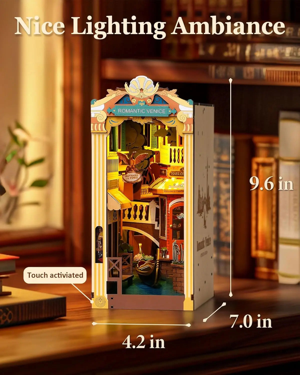 Robotime Romantic Venice Book Nook Kit