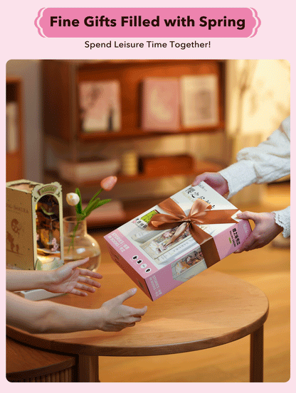 Rolife Falling Sakura Book Nook Kit
Step