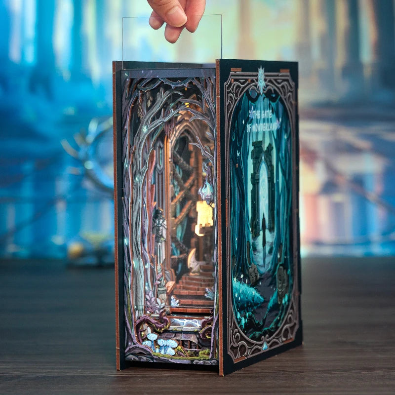 Gate of Wonderland DIY Book Nook Kit - Detailed View