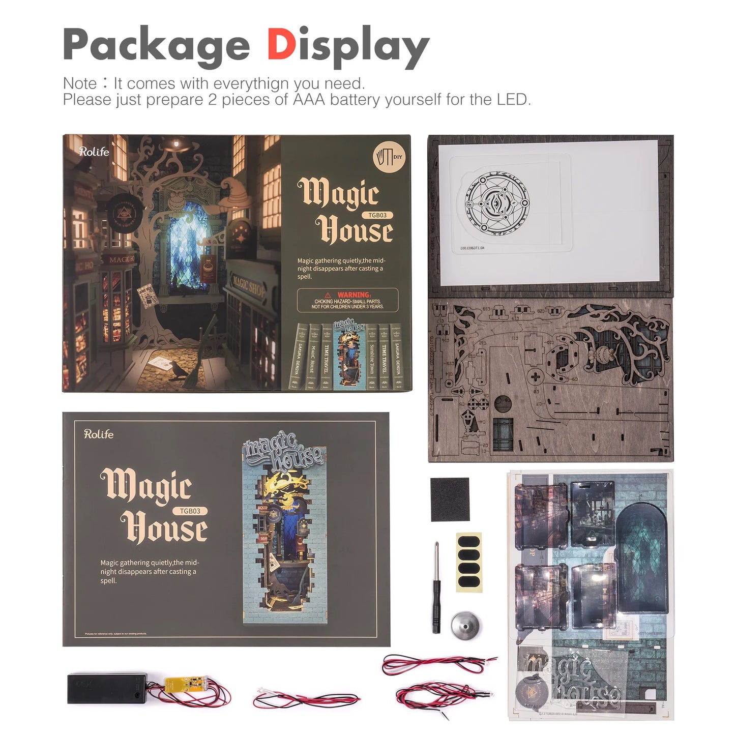 Rolife Sakura Densya TGB01 DIY Book Nook Kit