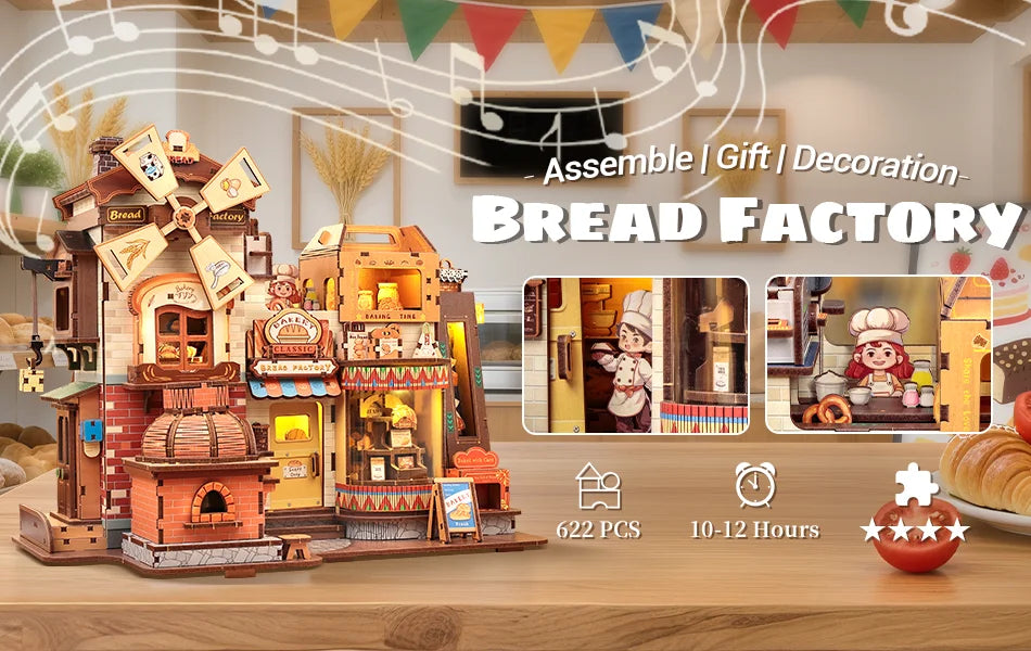 Your Own 3d wooden puzzle – side angle