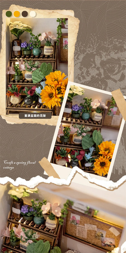 Wooden Sewing Shop Photo Frame Miniature with 3d wooden puzzle – view 22