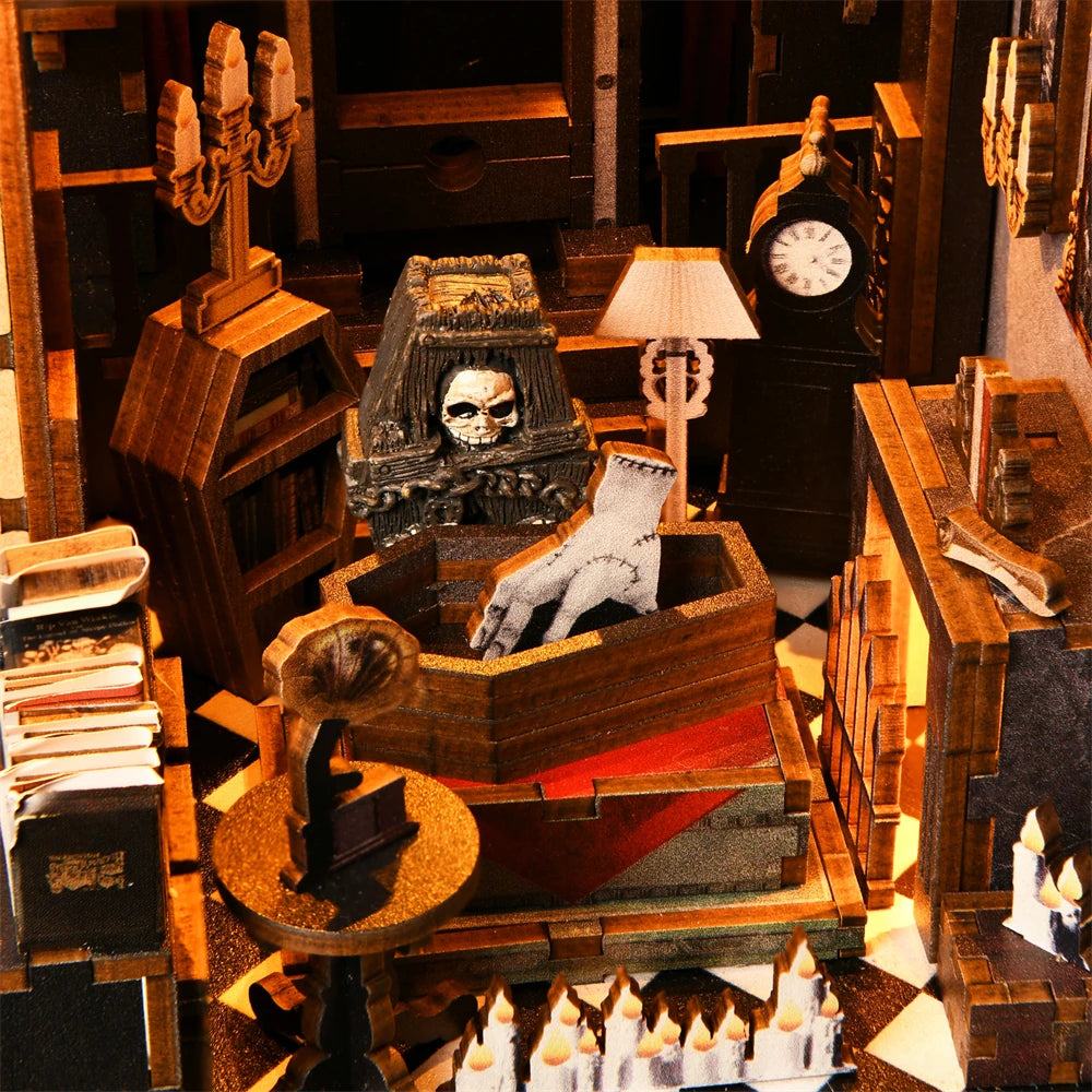 Addams Family Book Nook Kit