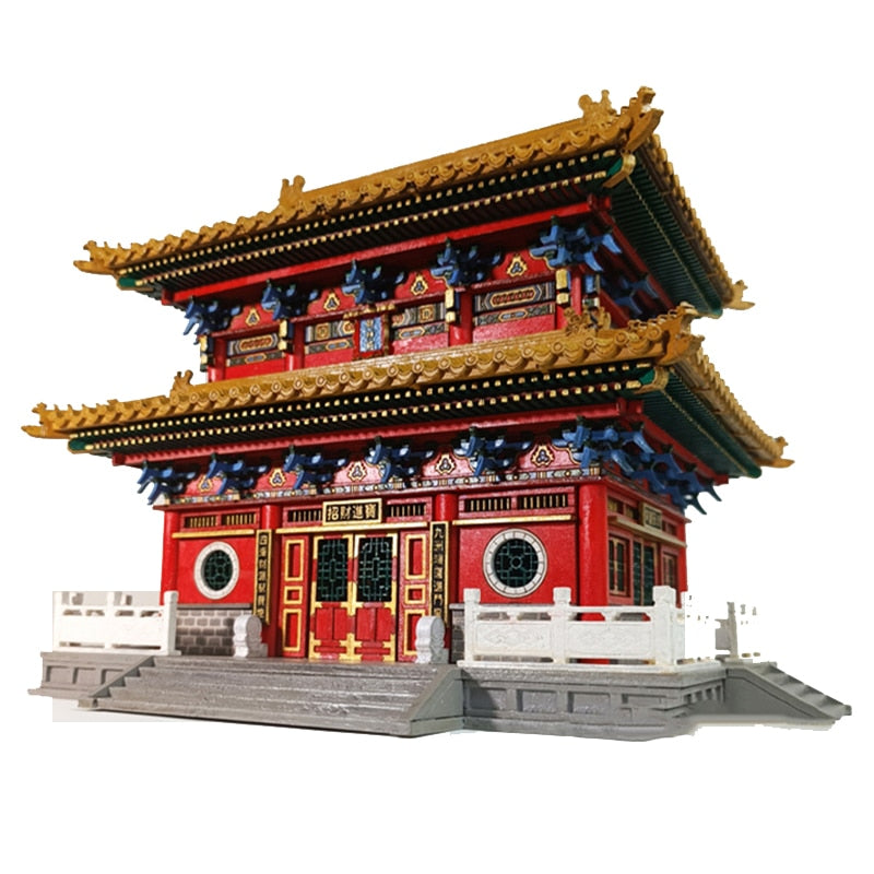 Chinese Temple of Wealth RT1008 DIY Wooden Model - Mycutebee