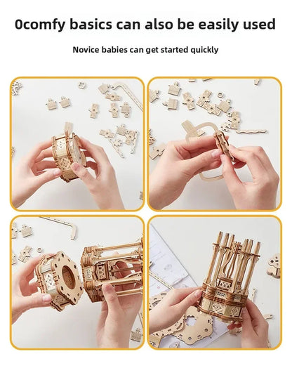 House Royal Castle Taj Mahal 3d wooden puzzle – view 15