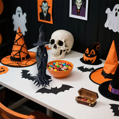 Gothic Ghost Witch Statue book nook kit – view 15