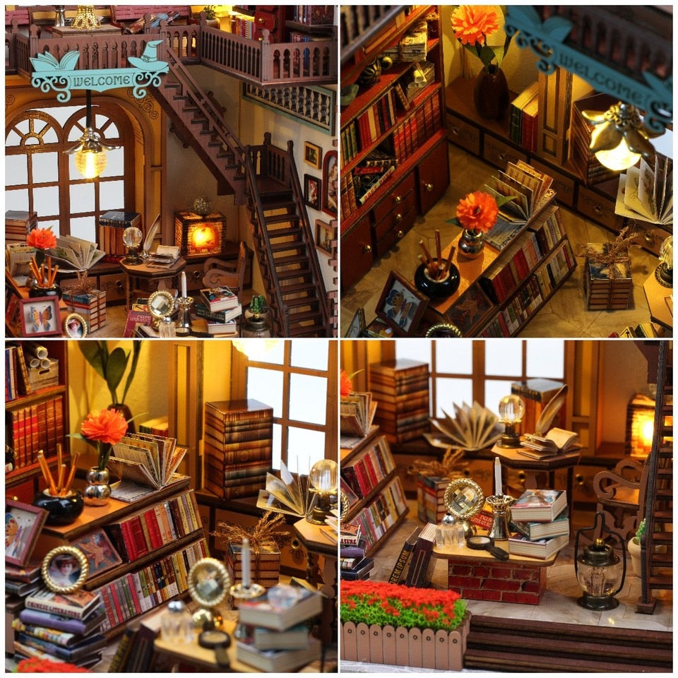 Magic Book House DIY Dollhouse Kit