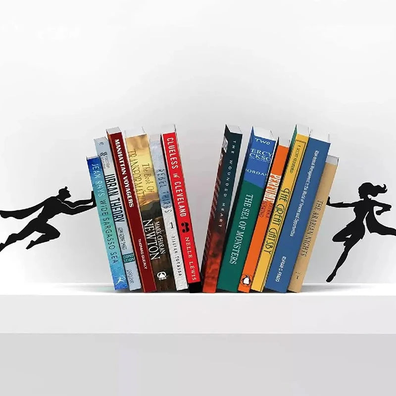Creative Super Hero Bookshelf Figurine miniature – display setup
