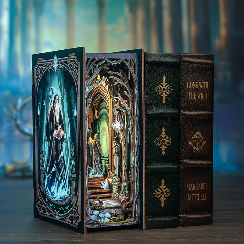 Gate of Wonderland DIY Book Nook Kit - LED Lighting Feature