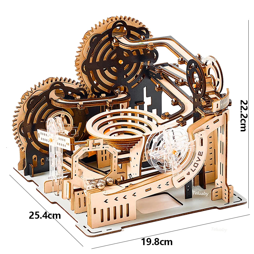 Marble Run Set Mechanical Model 3d wooden puzzle – view 31