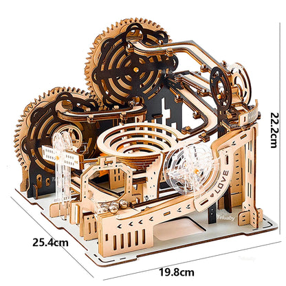 Marble Run Set Mechanical Model 3d wooden puzzle – view 31