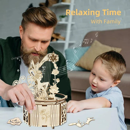 Moon Star Model Rotating 3d wooden puzzle – view 16