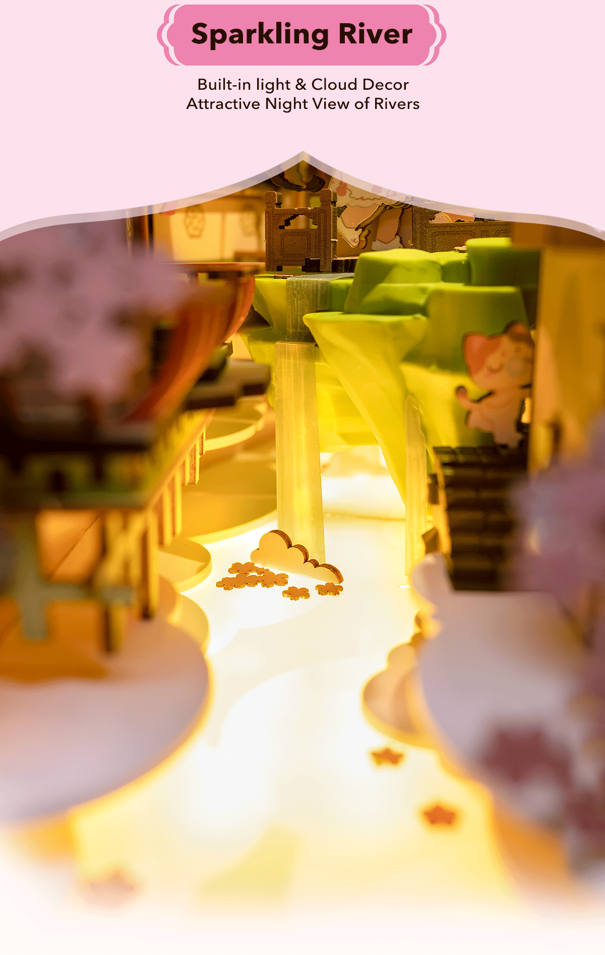 Rolife Falling Sakura Book Nook Kit
Step