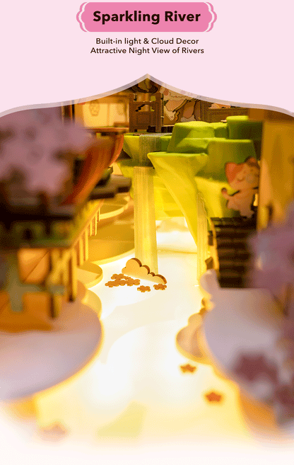 Rolife Falling Sakura Book Nook Kit
Step