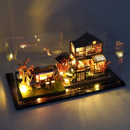 Japanese Greenhouse Garden House DIY Dollhouse Kit