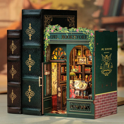 Owl Bookstore DIY Booknook Kit