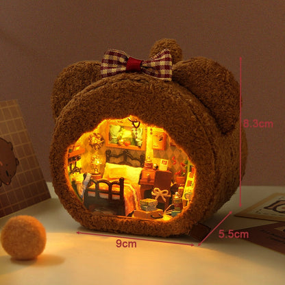 Bear House DIY Miniature House Kit