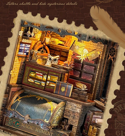 Wooden Miniature Model Owl Post Office 3d wooden puzzle – view 11