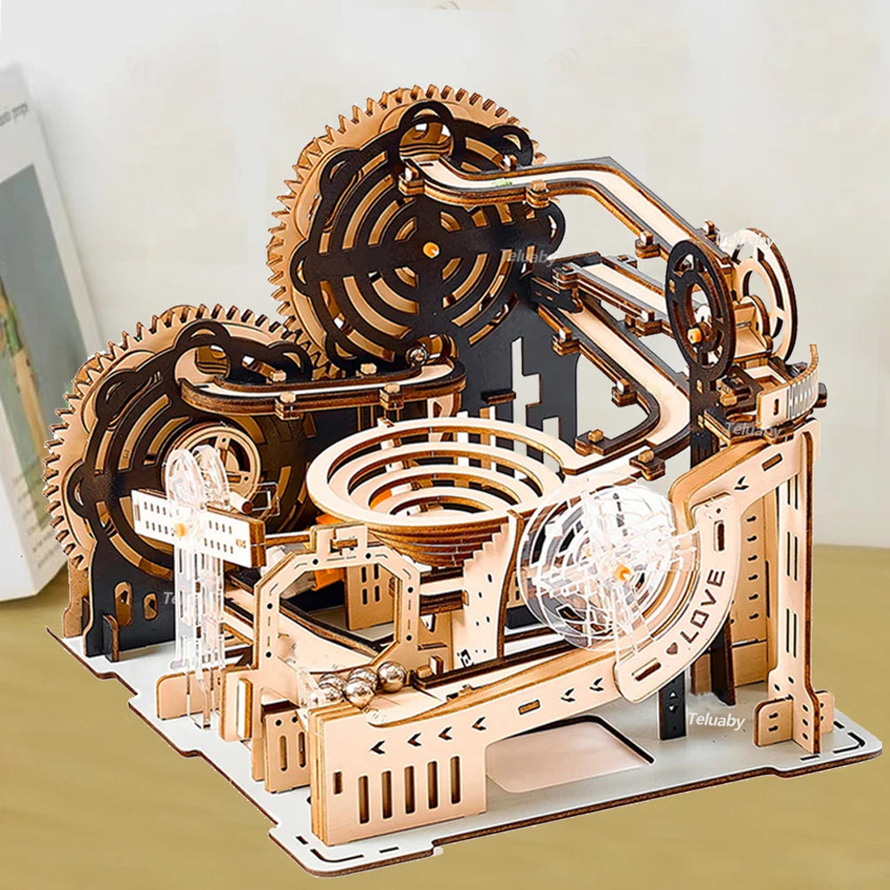 Marble Run Set Mechanical Model 3d wooden puzzle – view 26