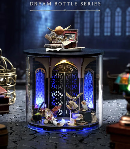 Cozy Bedroom Loft DIY Miniature House Kit - Close-up Details