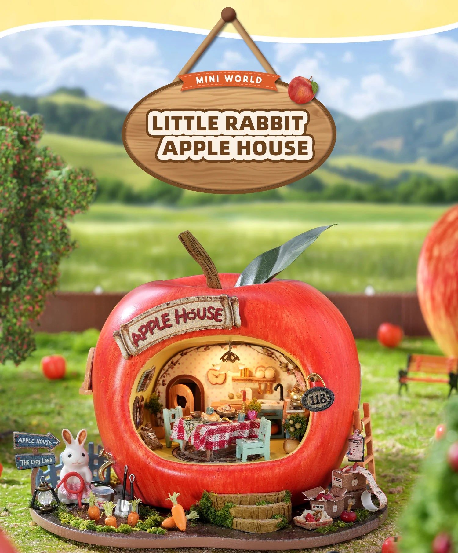 Wooden Miniature Furniture miniature house kit – view 21